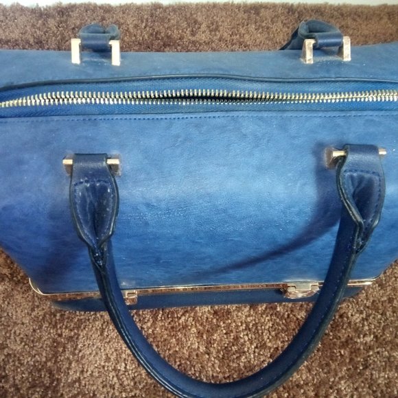 Blue on blue women's bag/purse - Picture 3 of 16